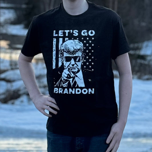Let’s Go Brandon Black Tee